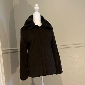 Jones New York Chocolate Brown Coat